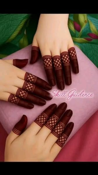 25 Beautiful Mehndi Designs for Fingers and Back Hand: Stylish & Easy Ideas 10 image 162