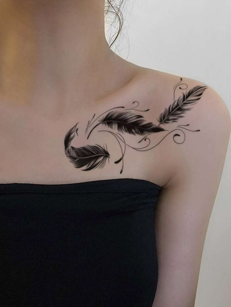 25 Beautiful Chest Tattoo Ideas for Girls: Feminine, Elegant & Unique Designs 32 image 267