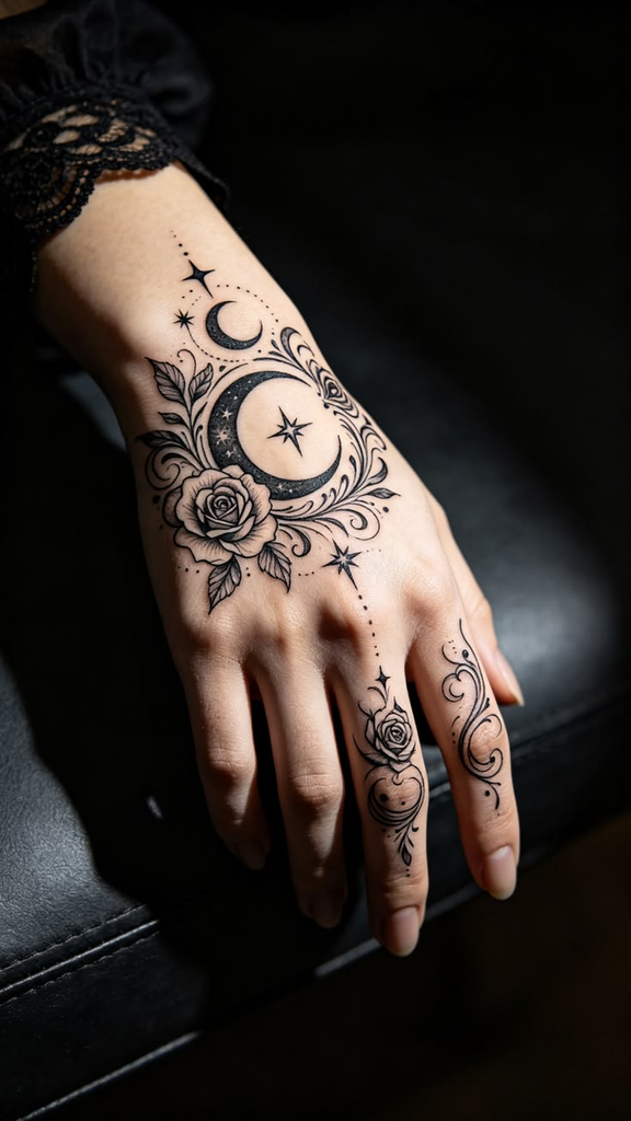 25 Beautiful Hand Tattoo Ideas for Girls: Cute, Feminine & Stylish Designs 8 image 302