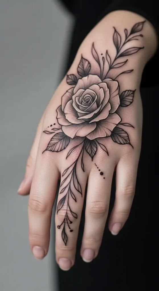 Hand Tattoo Ideas for Girls