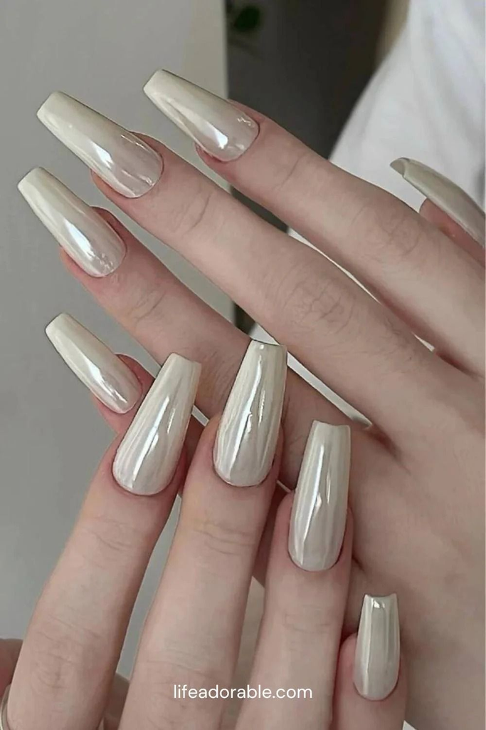 25 Simple Long Nail Designs: Beautiful, Elegant & Stylish Ideas 2 image 585